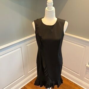 Calvin Klein Ruffle Knit Sleeveless Dress
